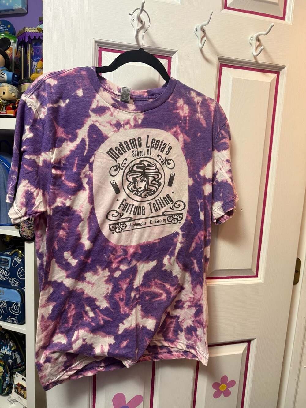 Gildan Madame Leota School Of Fortune Telling Size M Tie Dye T-Shirt